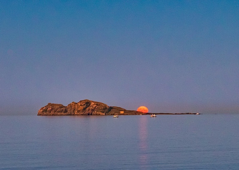 Sturgeon Moon Rising over Irelands Eye,11.08.2022 - Portmarnock