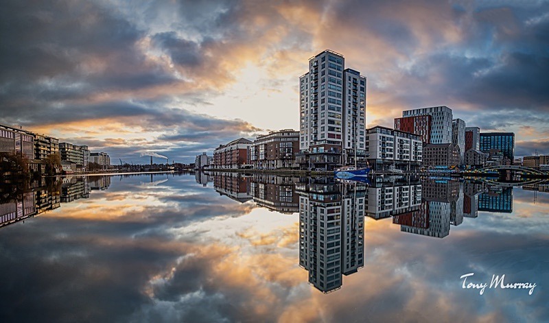 Sunrise Reflections, Grand Canal Dock. 06.02.2023 - Dublin