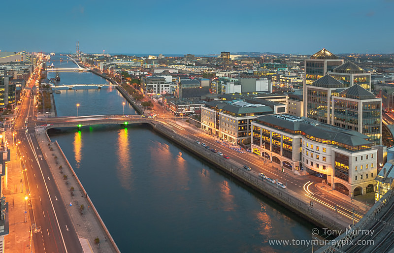 Down the Liffey - Dublin City Centre