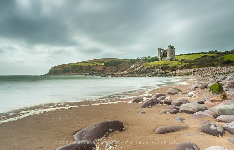 Stormy Clouds over Minard Castle - Dingle