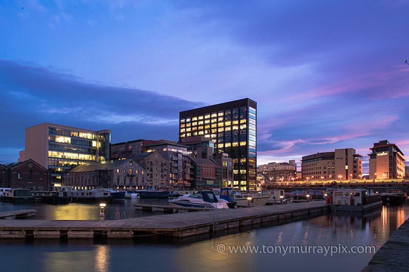 Sunset Grand Canal Dock - Dublin City Centre