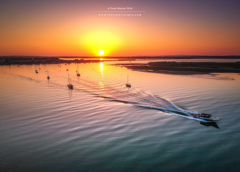 Exiting Malahide Marina - Aerial Photography