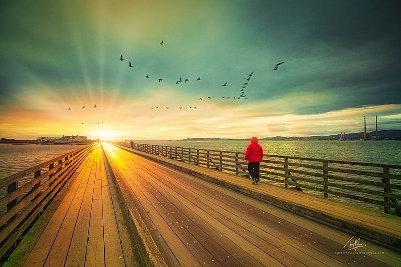 Bull Wall, Clontarf, Sunrise - Dublin