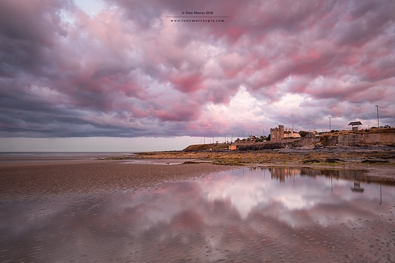 Clouds at Sunset over Malahide Beach - Malahide