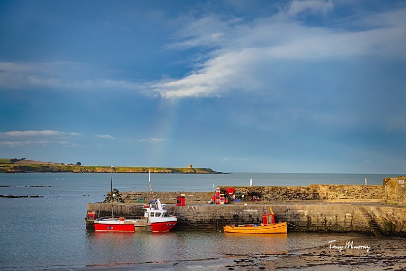 Rainbow over rush Harbour - Rush, Co.Dublin