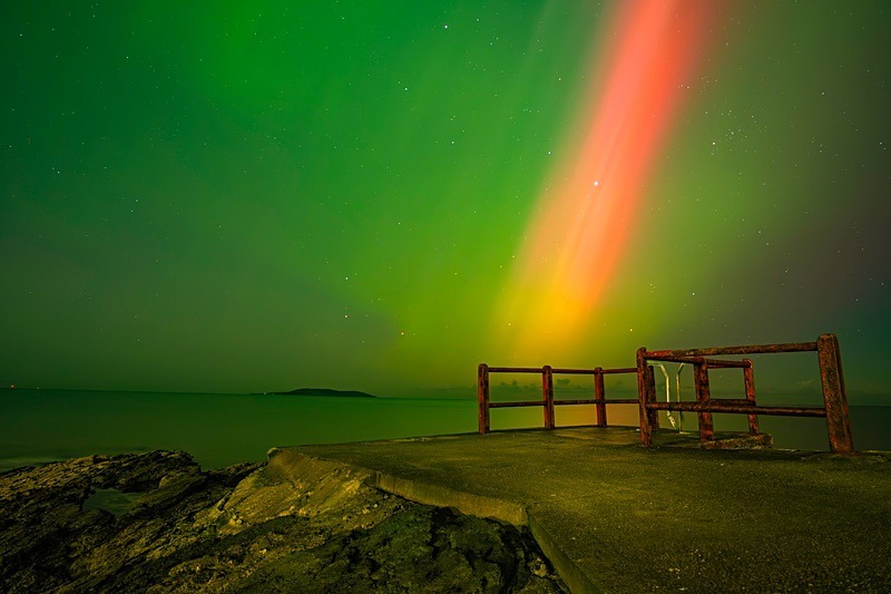 Northern Lights come to High Rock - Aurora Borealis