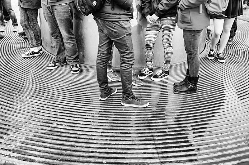 'At the Spire' - STREET ~ B&W
