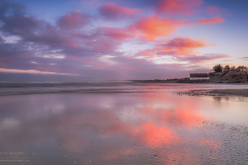 November Sunset over Nanny's Cottage - Laytown