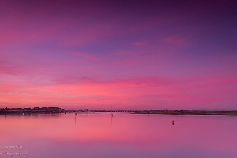 December Blue hour over Malahide Estuary - Malahide