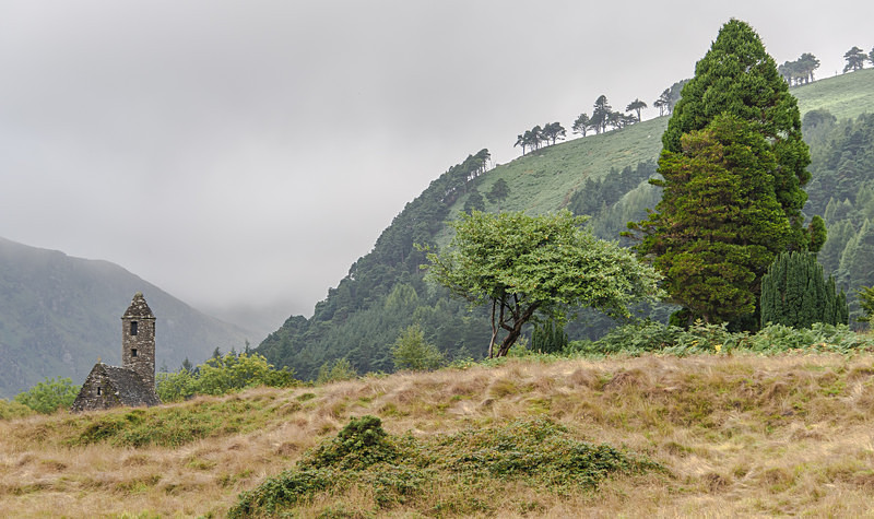 Misty morning in Glendalough - Glendalough
