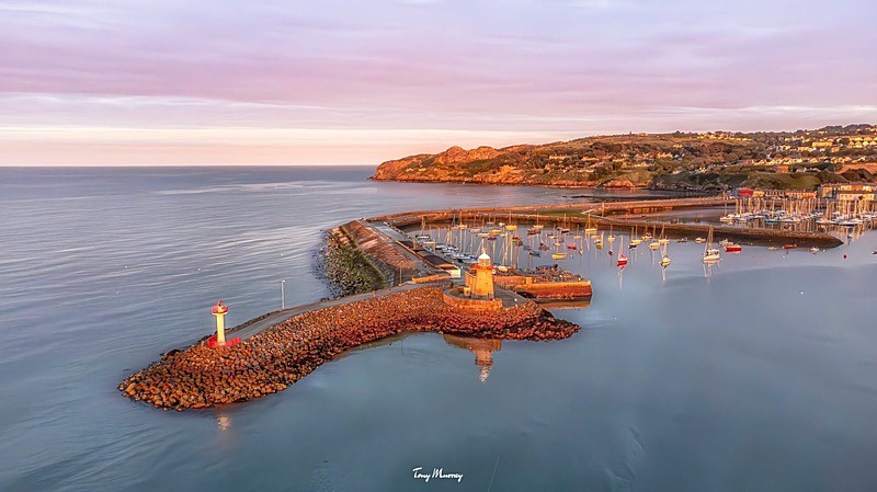 Howth Harbour Sunset 25.06.2024 - Aerial Photography