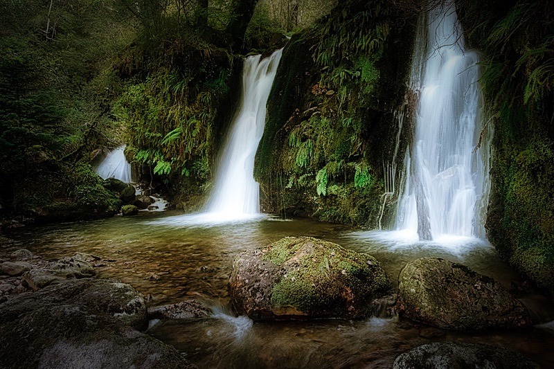 Triple Waterfall, Glenmalure, Wicklow - Wicklow