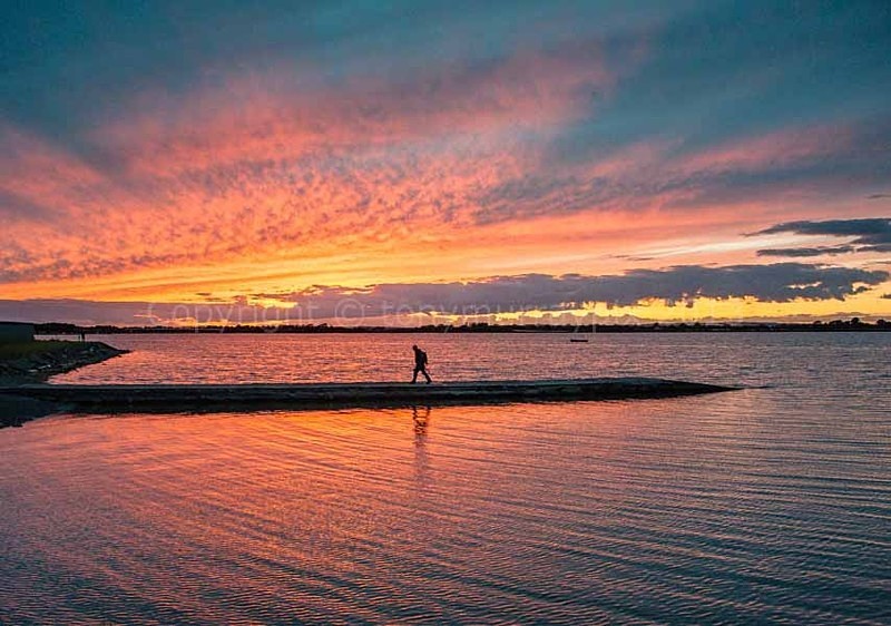 Fireball Sunset, Malahide Estuary - Malahide
