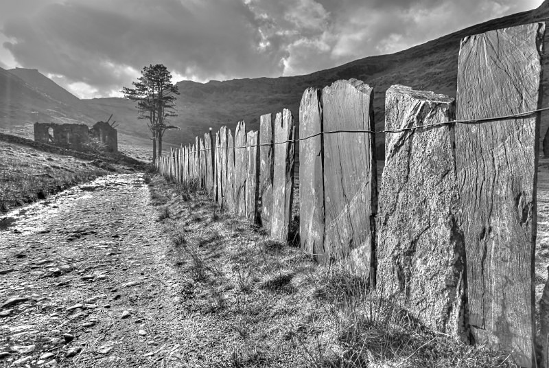 Cwmorthin, North Wales - Monochrome