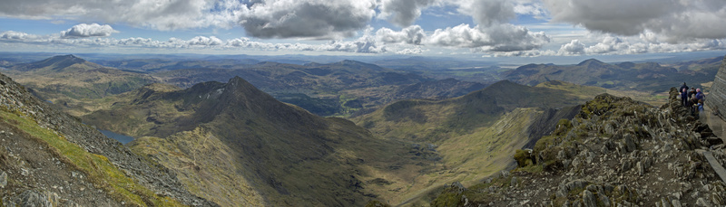 Snowdon looking South - Trees & Landscape