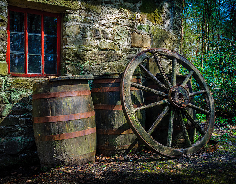 Barrels & Wheel : Mark Geddis Photography - Landscape, Portrait & Commercial Photography.