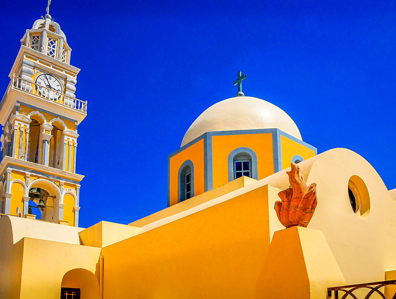 Fira Roman Catholic Cathedral  : Mark Geddis Photography - Landscape, Portrait & Commercial Photography.