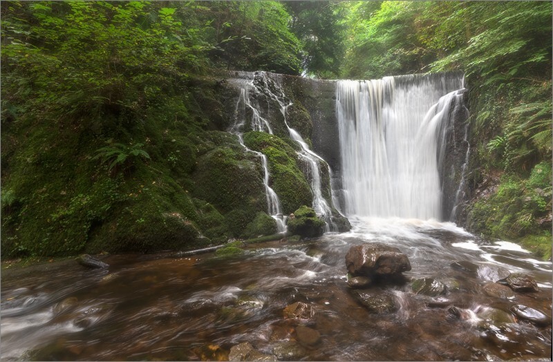 Alva's McArthur glen falls (almost autumn) - Clackmannan & Stirlingshire