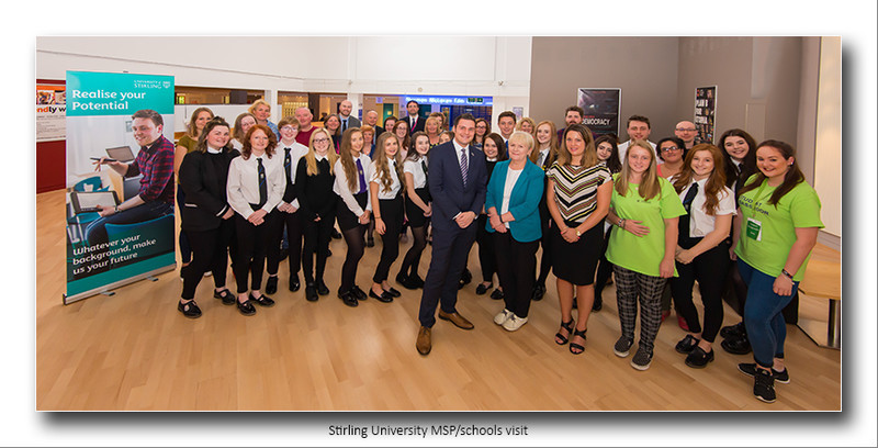 Stirling University schools/MSP visit - Commissioned Shoots