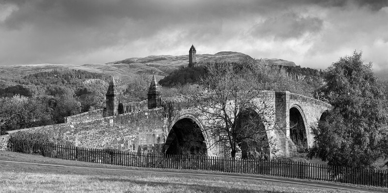 Stirling old bridge pano 2 - Clackmannan & Stirlingshire