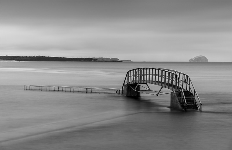 The Bridge to nowhere monochrome - Edinburgh & the lothians.
