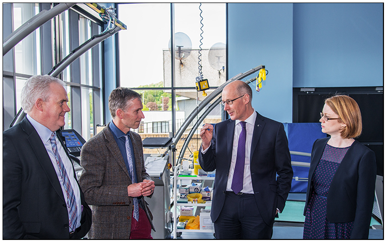 John Swinney MSP Stirling University Visit - Commissioned Shoots