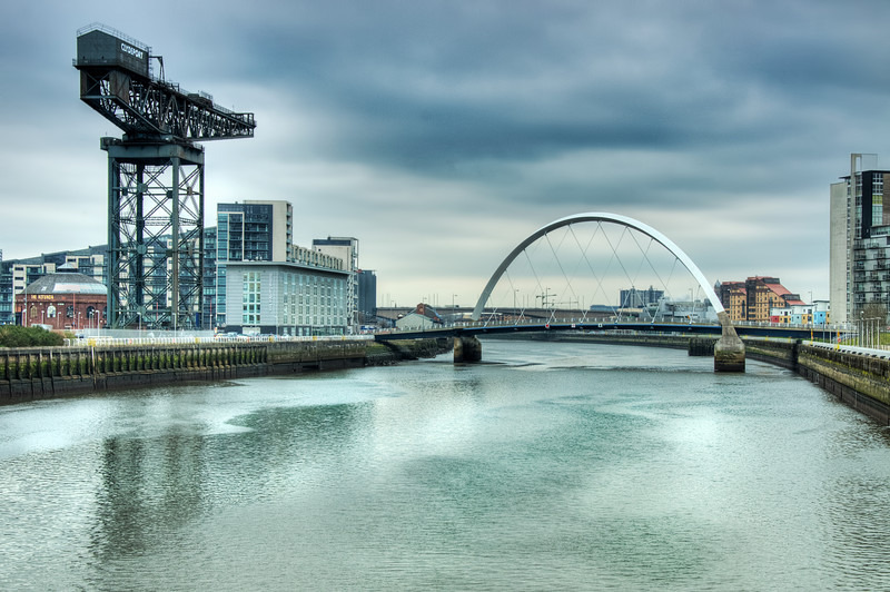 Finnieston crane  squinty bridge 01 edit - Glasgow & strathclyde