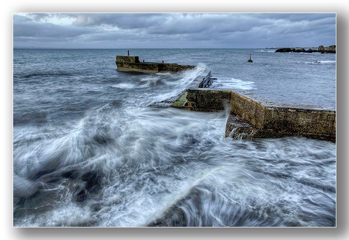 St Monans rough seas - Fife