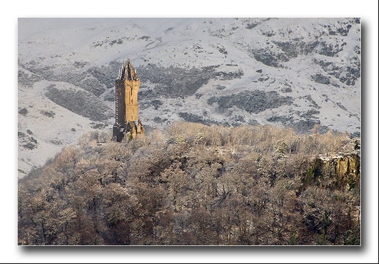 The National Wallace Monument (winter) - Clackmannan & Stirlingshire
