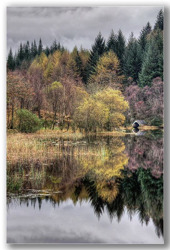 Loch Chon reflections - The loch Lomond & Trossachs national park