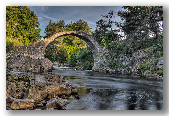 Old Pack horse bridge, Carrbridge, Cairngorms - Highlands & Islands