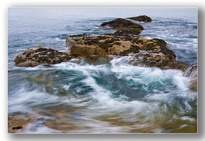 Seacliff rock pool swirls - Edinburgh & the lothians.