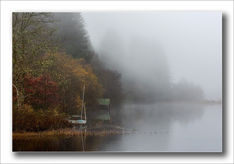 Milton Basin Mist Loch Ard - The loch Lomond & Trossachs national park