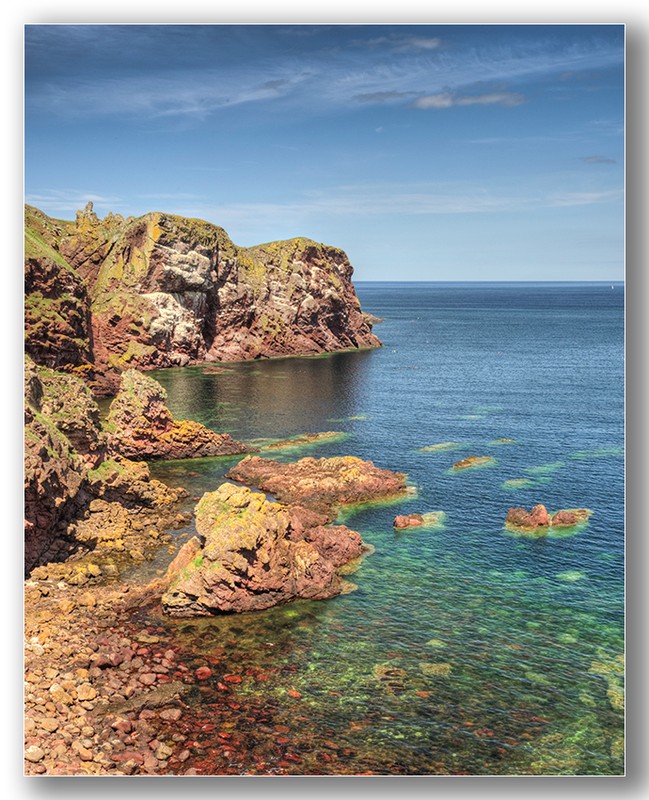 St Abbs cliffs - Edinburgh & the lothians.