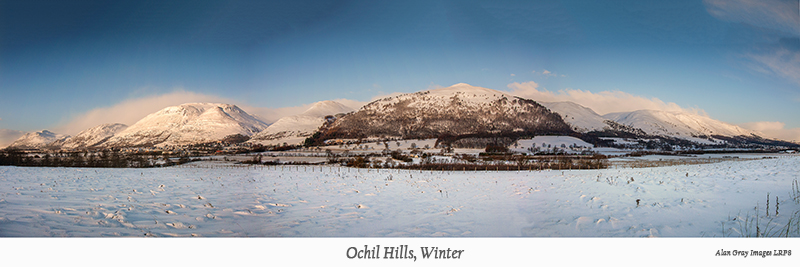 Ochils panorama winter - Clackmannan & Stirlingshire