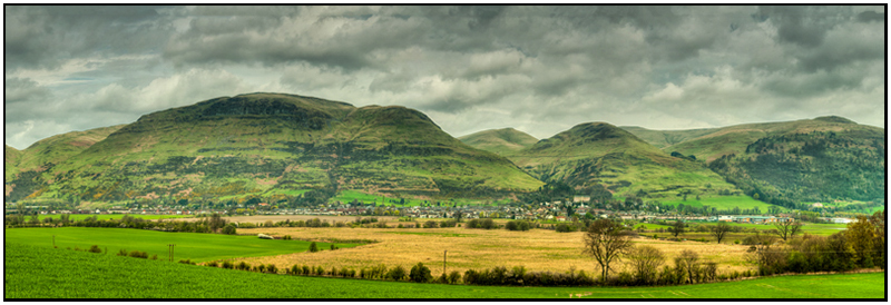 Alva panorama - Clackmannan & Stirlingshire