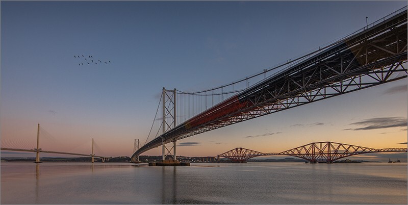 The three forth bridges - Edinburgh & the lothians.