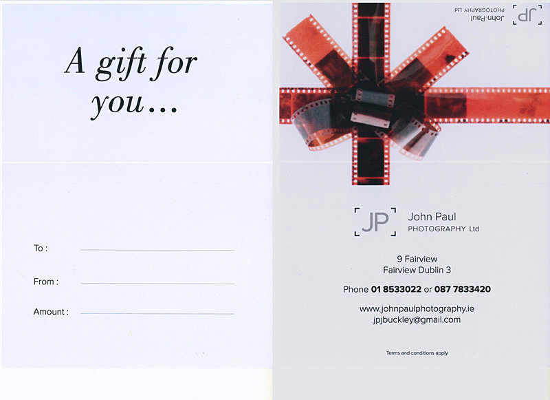 GIFT VOUCHERS. - Gift voucher