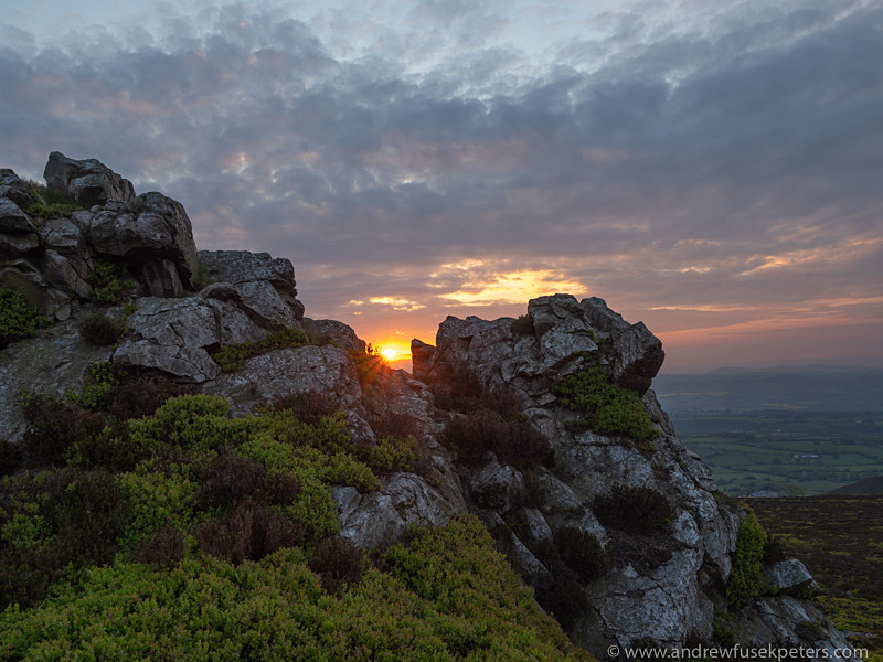 Devil S Chair At Sunset Stiperstones