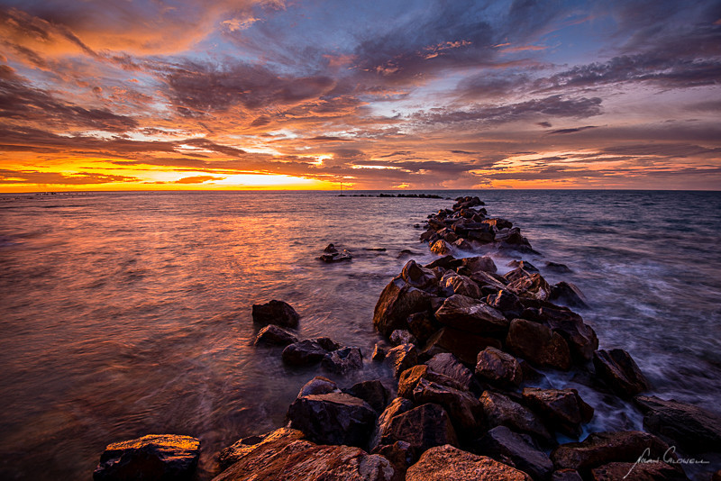 Wet Season Breakwall - Darwin Foreshore