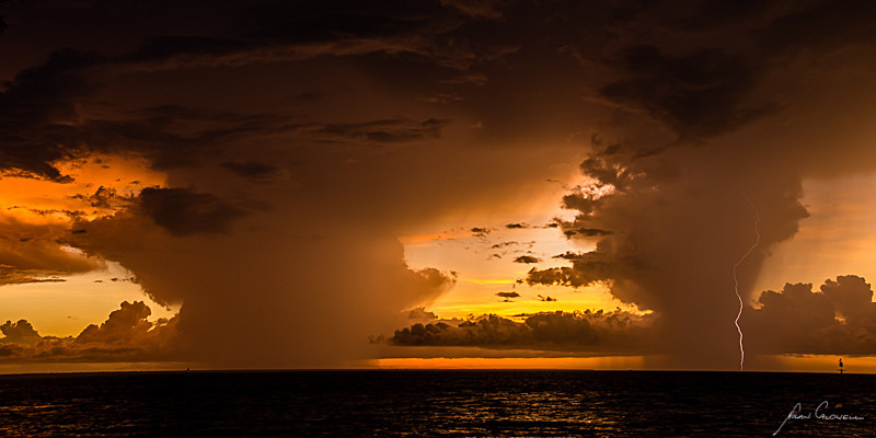 Sunset Strike - Darwin Foreshore