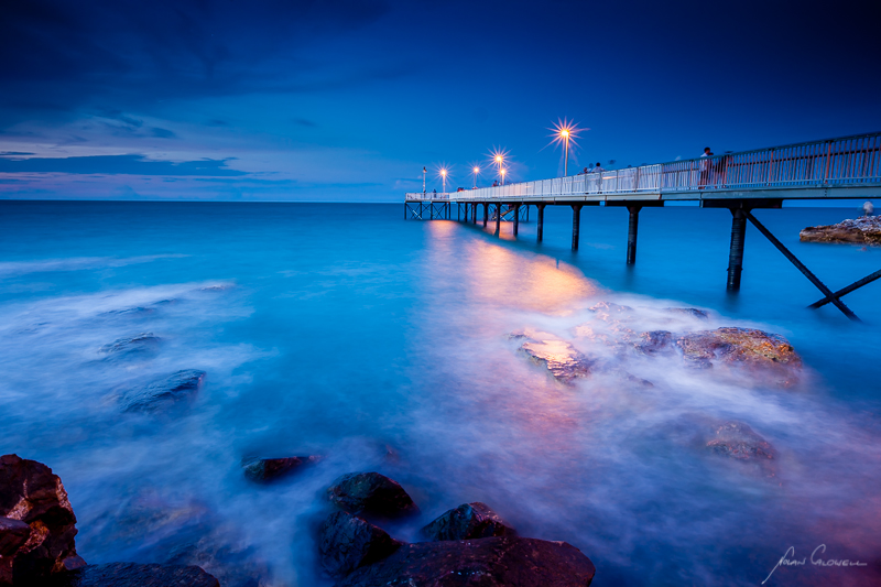 Jetty under lights - Darwin Foreshore