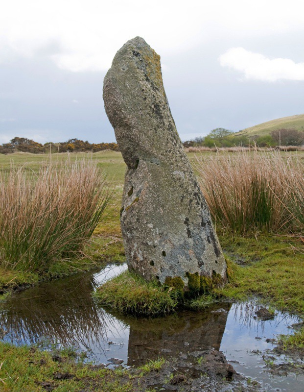 Menhir, Hurlers Stone Circle, Bodmin Moor, Cornwall - SACRED SITES