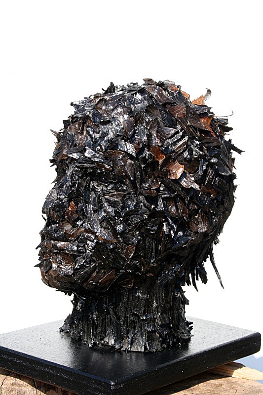 Bog oak head no. 1 - Heads