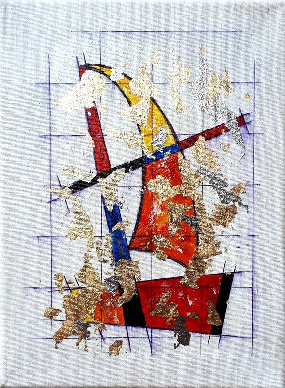 Sailboat study no.5 - PAINTINGS