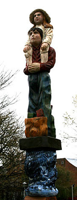 TESCO COLUMN detail - Public Art