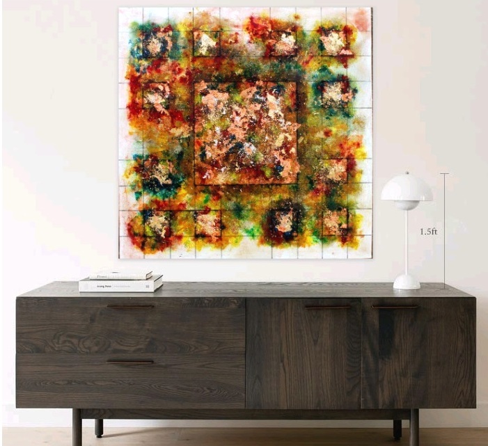 MOTET no.2 room view - PAINTINGS