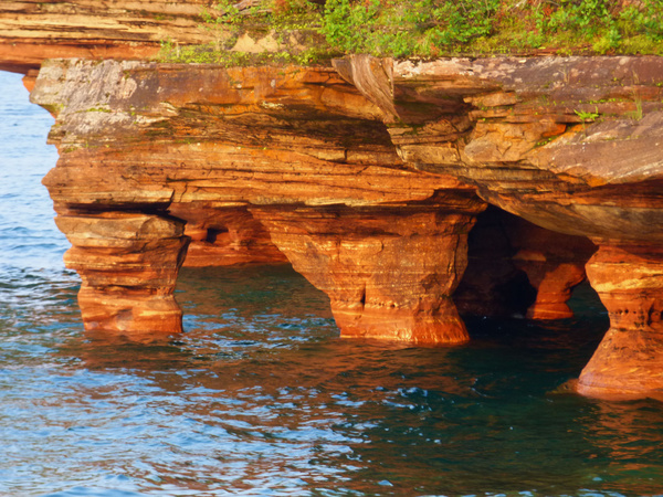 Devil's Island sea caves - Bayfield, Wisconsin