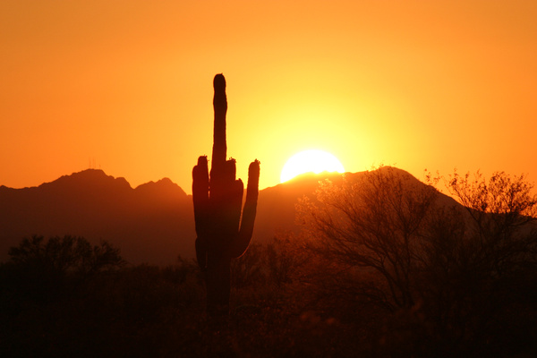 Fire in the sky - Tuscon, Arizona