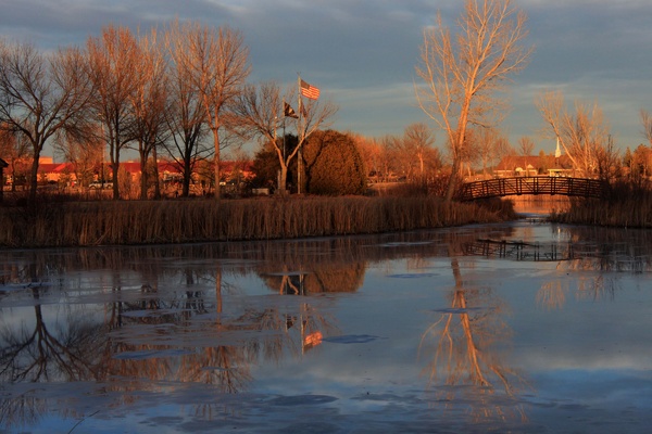 Winter reflections - Marshall, Minnesota